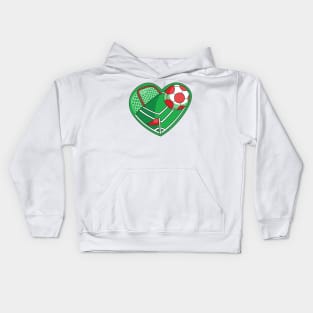 I love soccer Kids Hoodie